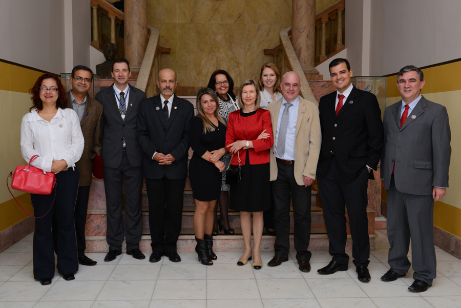 Representatives of Impextraco Brazil were present at the inauguration